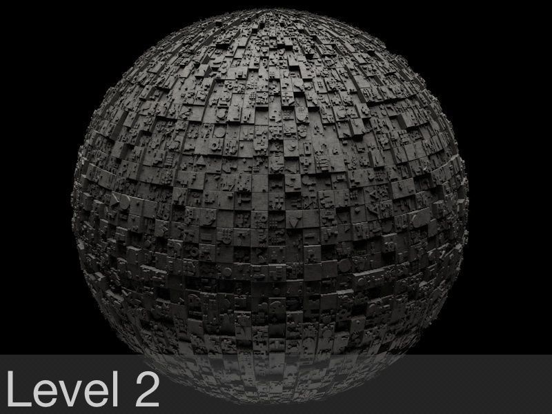 Sci-Fi Shapes - The Sphere 3D model_8
