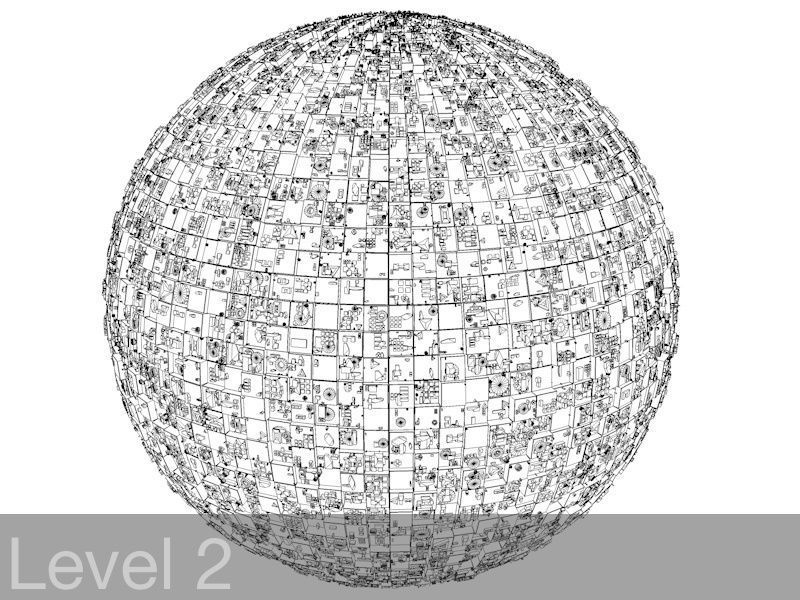 Sci-Fi Shapes - The Sphere 3D model_4