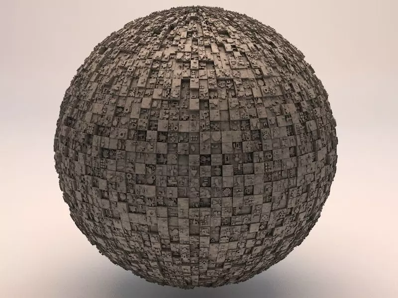 Sci-Fi Shapes - The Sphere 3D model_0