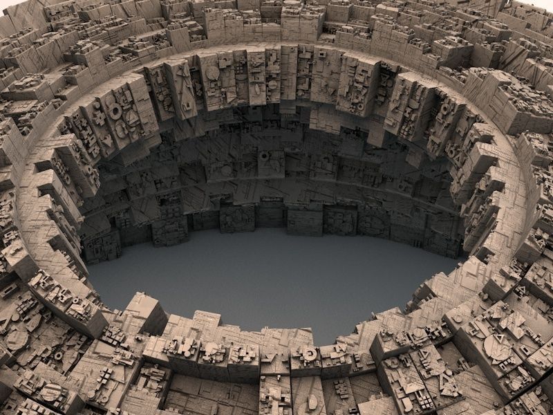 Space Station - The Base 3D model_1