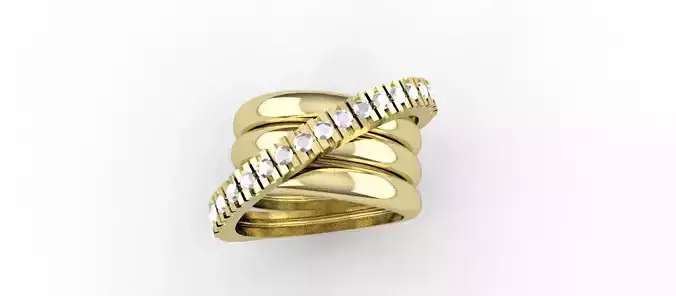 Band ring  3D print model