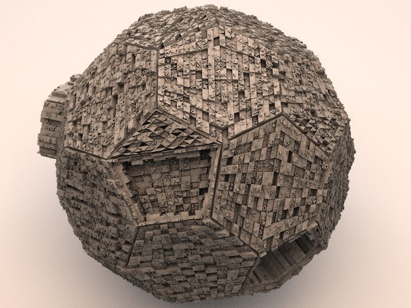 Space Station - The Hedron 3D model_1