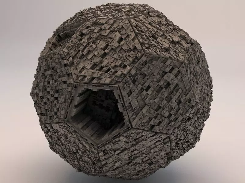 Space Station - The Hedron 3D model_0