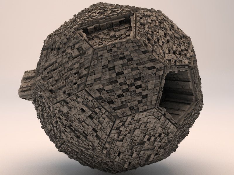 Space Station - The Hedron 3D model_2