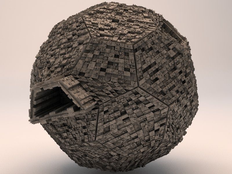 Space Station - The Hedron 3D model_3