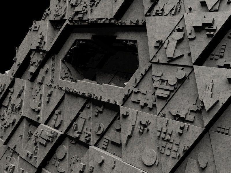 Space Station - The Pyramid 3D model_6