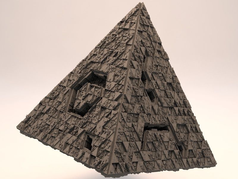Space Station - The Pyramid 3D model_1