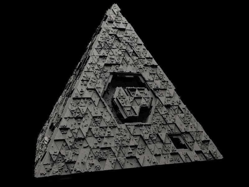Space Station - The Pyramid 3D model_7