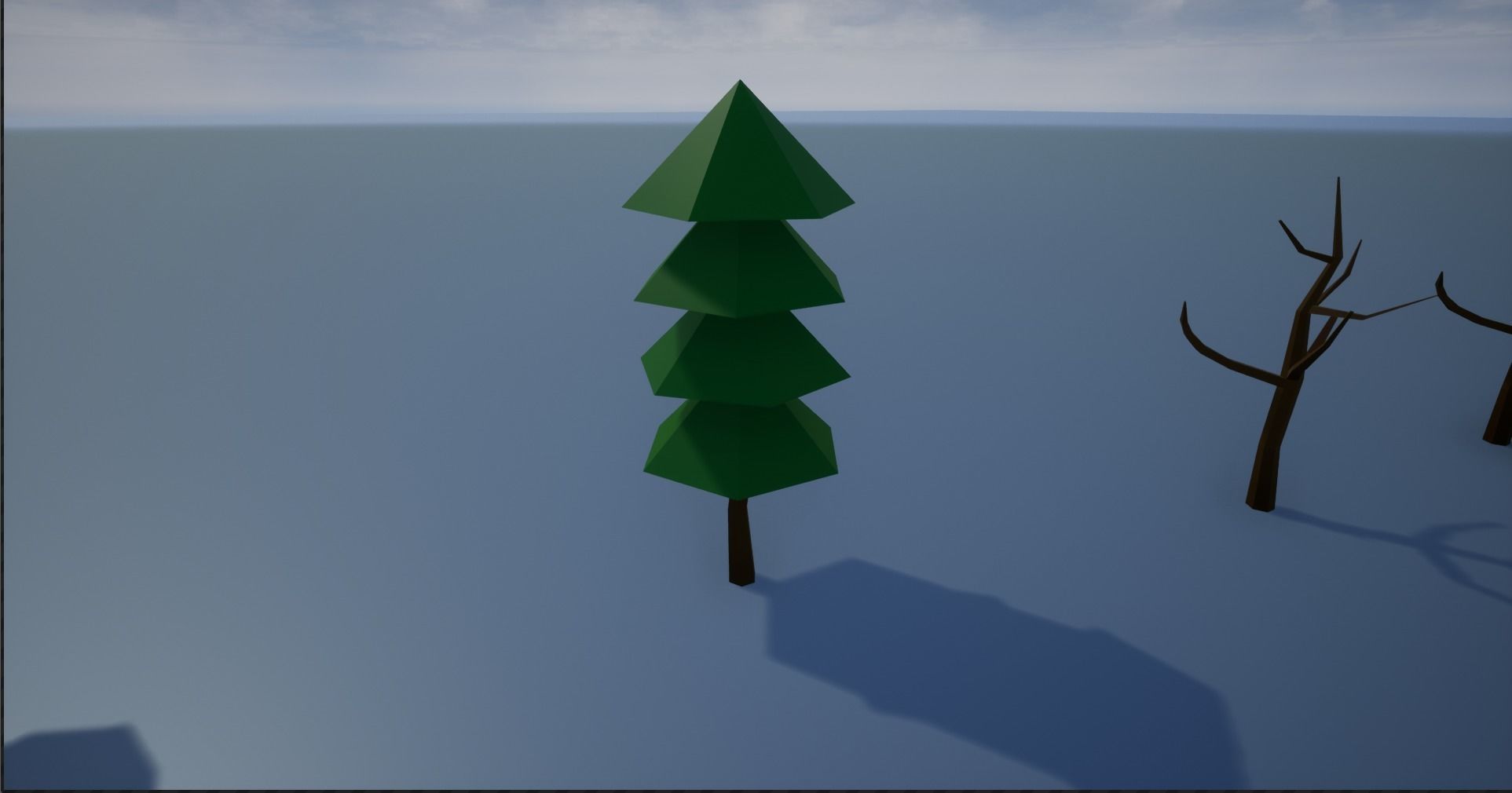 Lowpoly Trees group of Low-poly 3D model_27