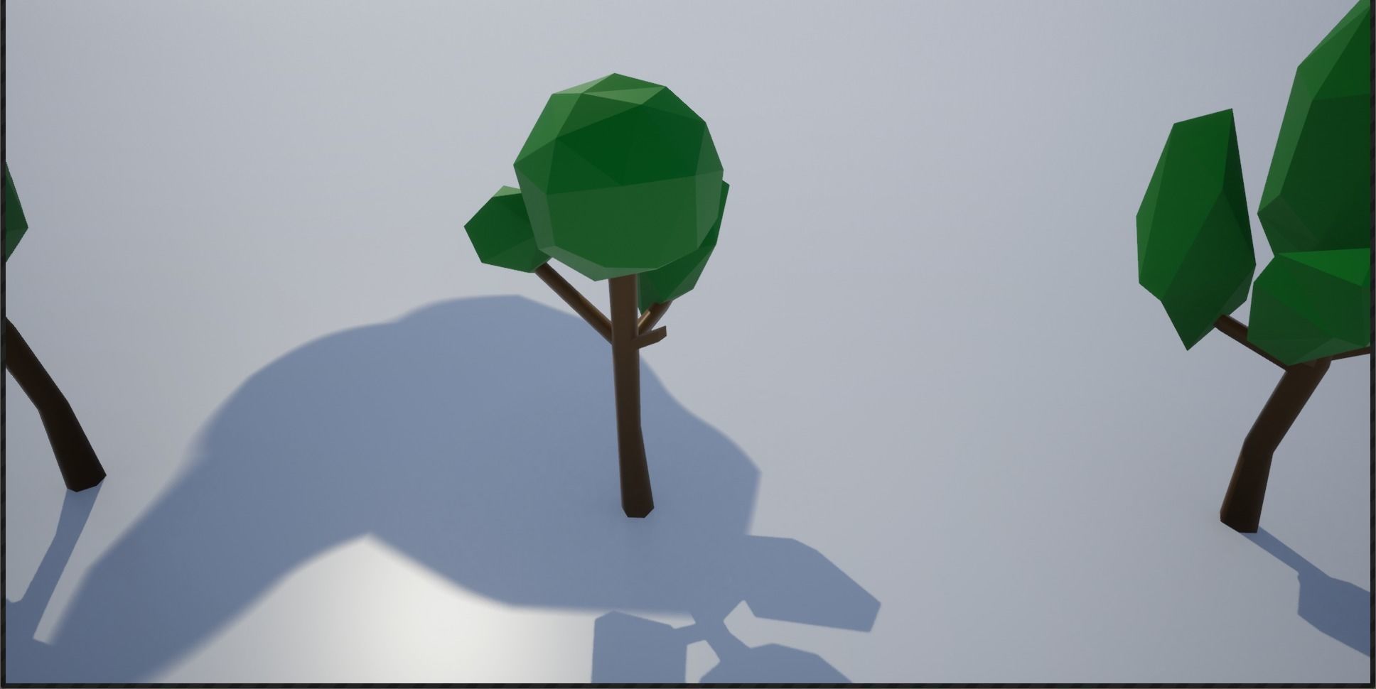 Lowpoly Trees group of Low-poly 3D model_22