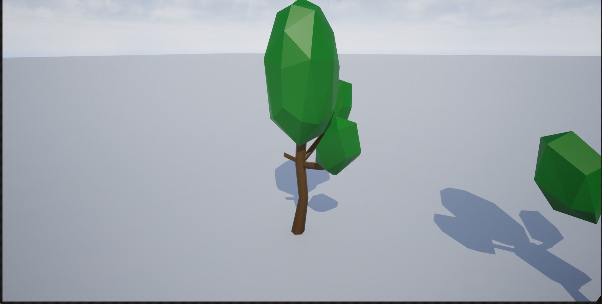Lowpoly Trees group of Low-poly 3D model_25