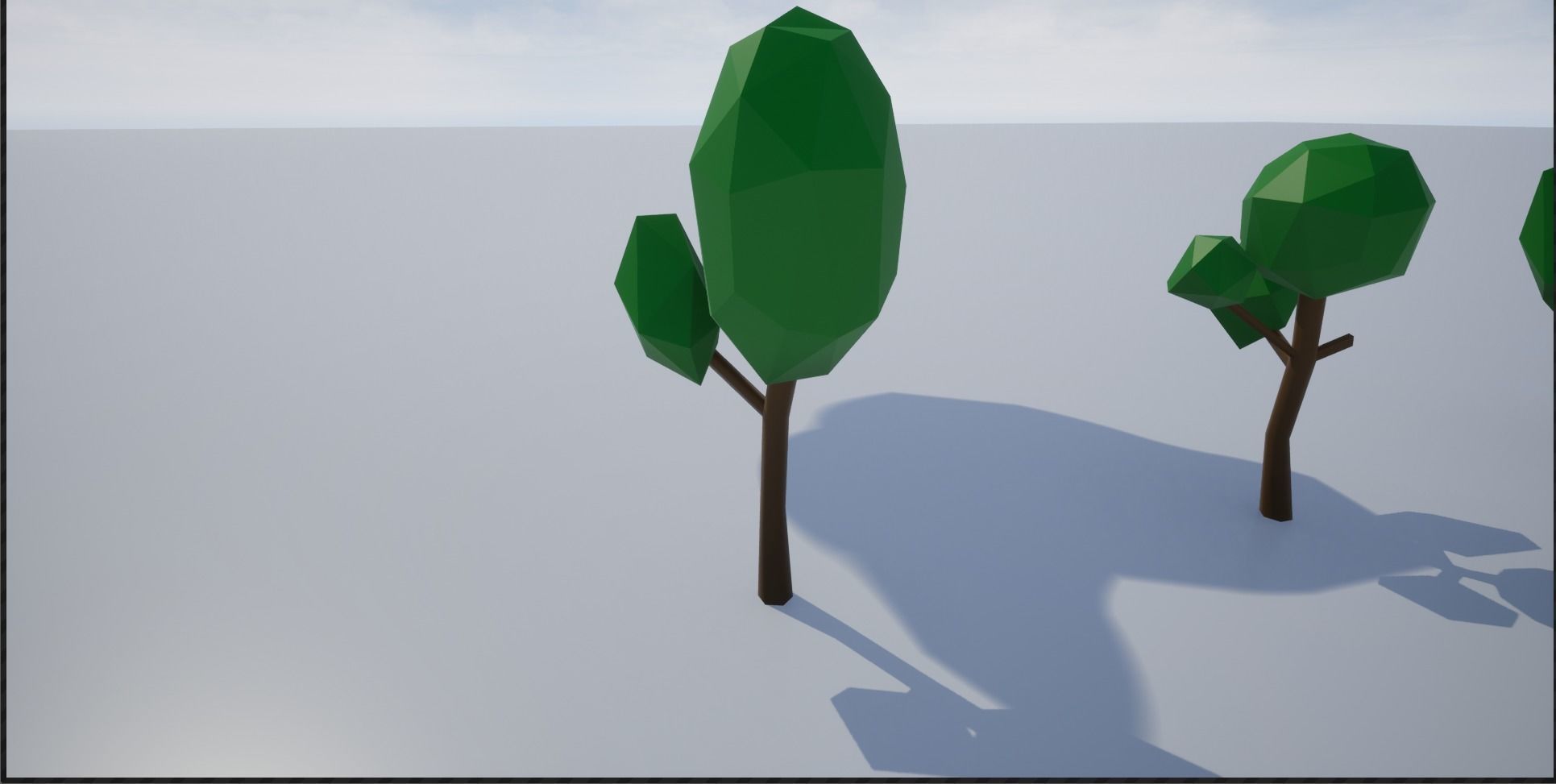 Lowpoly Trees group of Low-poly 3D model_19
