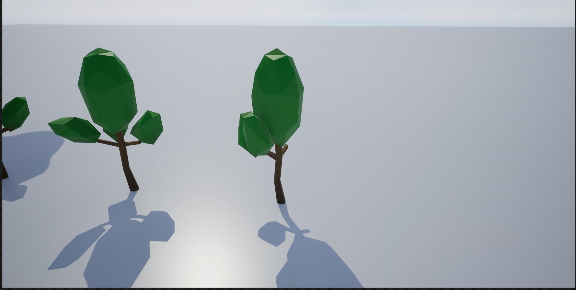 Lowpoly Trees group of Low-poly 3D model_26