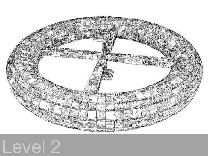 Space Station - The Ring 3D model_6