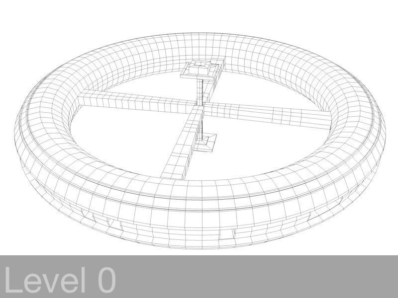 Space Station - The Ring 3D model_4