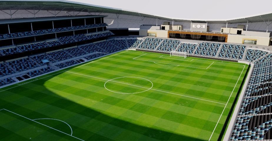 Allianz Field - Minnesota United 3D model_2