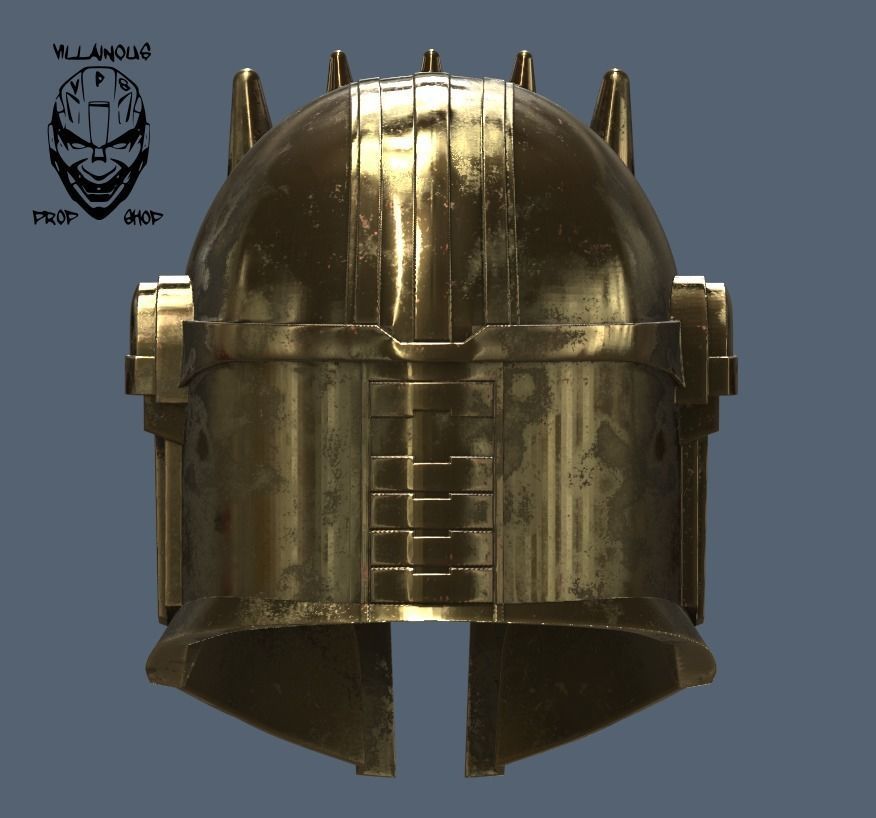 The Armorer Helmet 3D print model_3