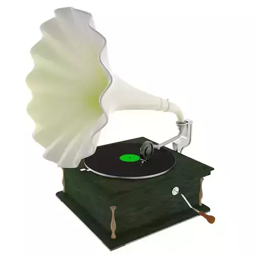 Old Gramophone Music Player