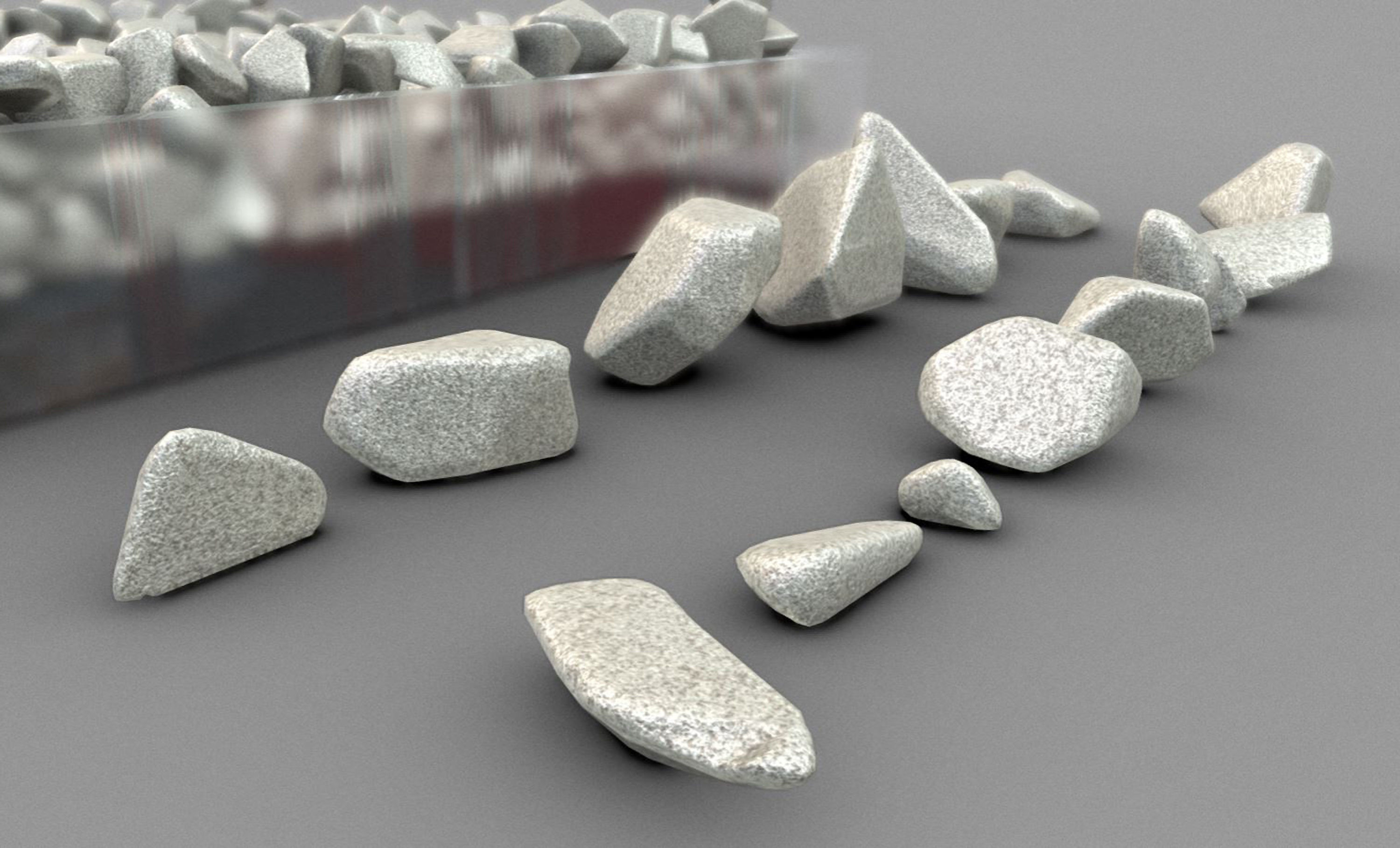 Sandstone Package Low-poly 3D model_1