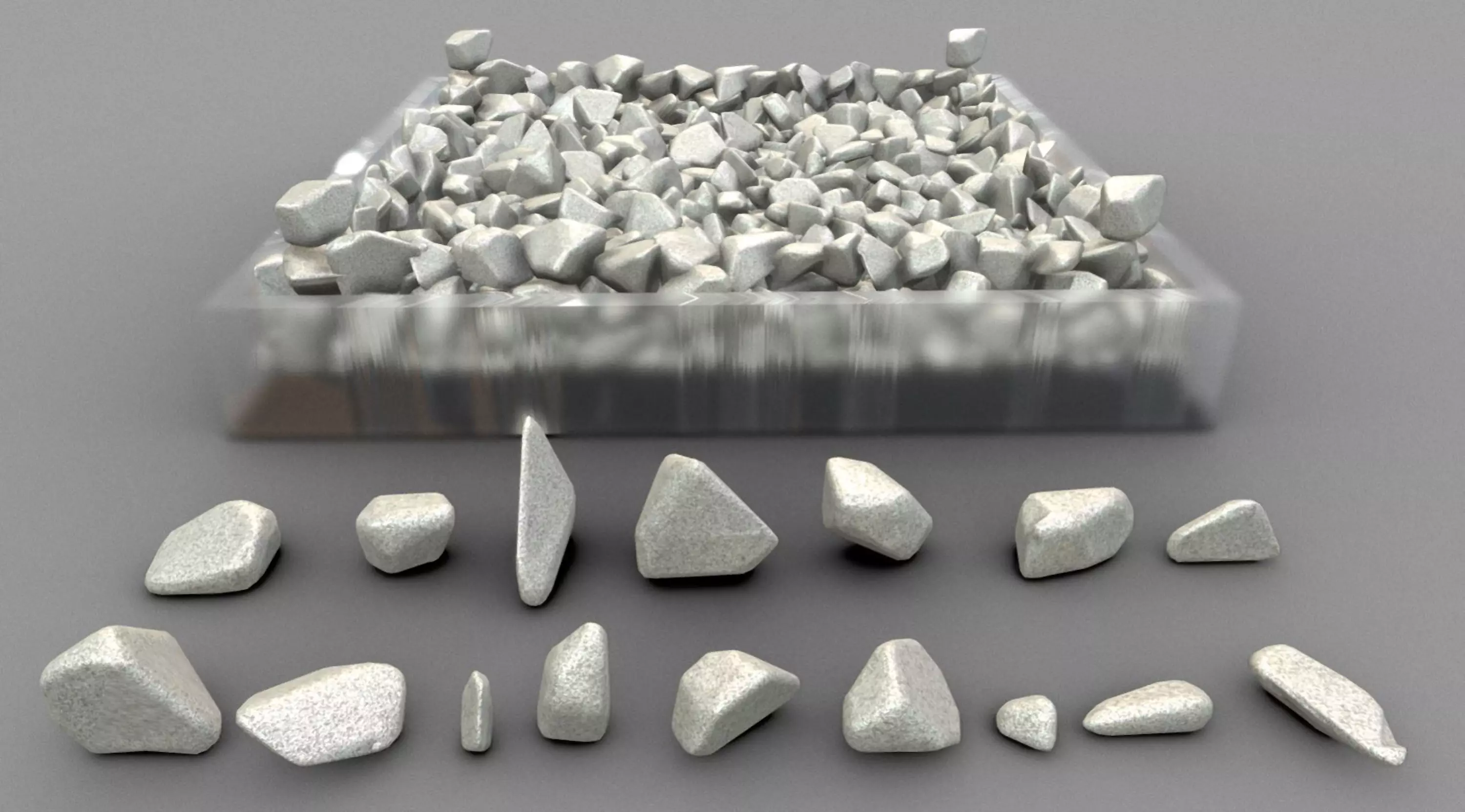 Sandstone Package Low-poly 3D model_0