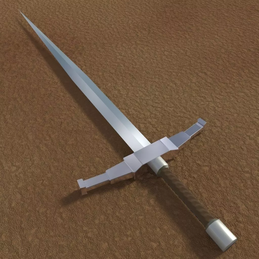 Sword 1a 3D model_0