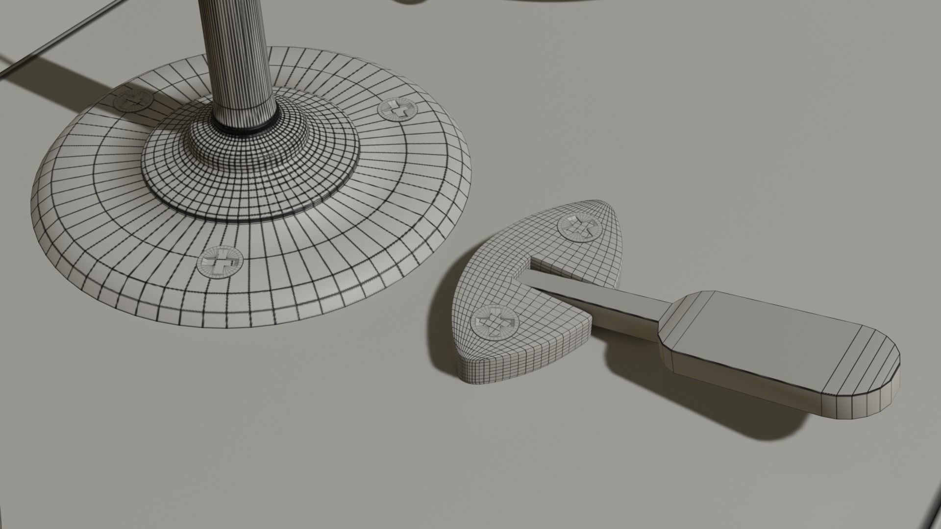 Scale balance Vintage 3D model_8