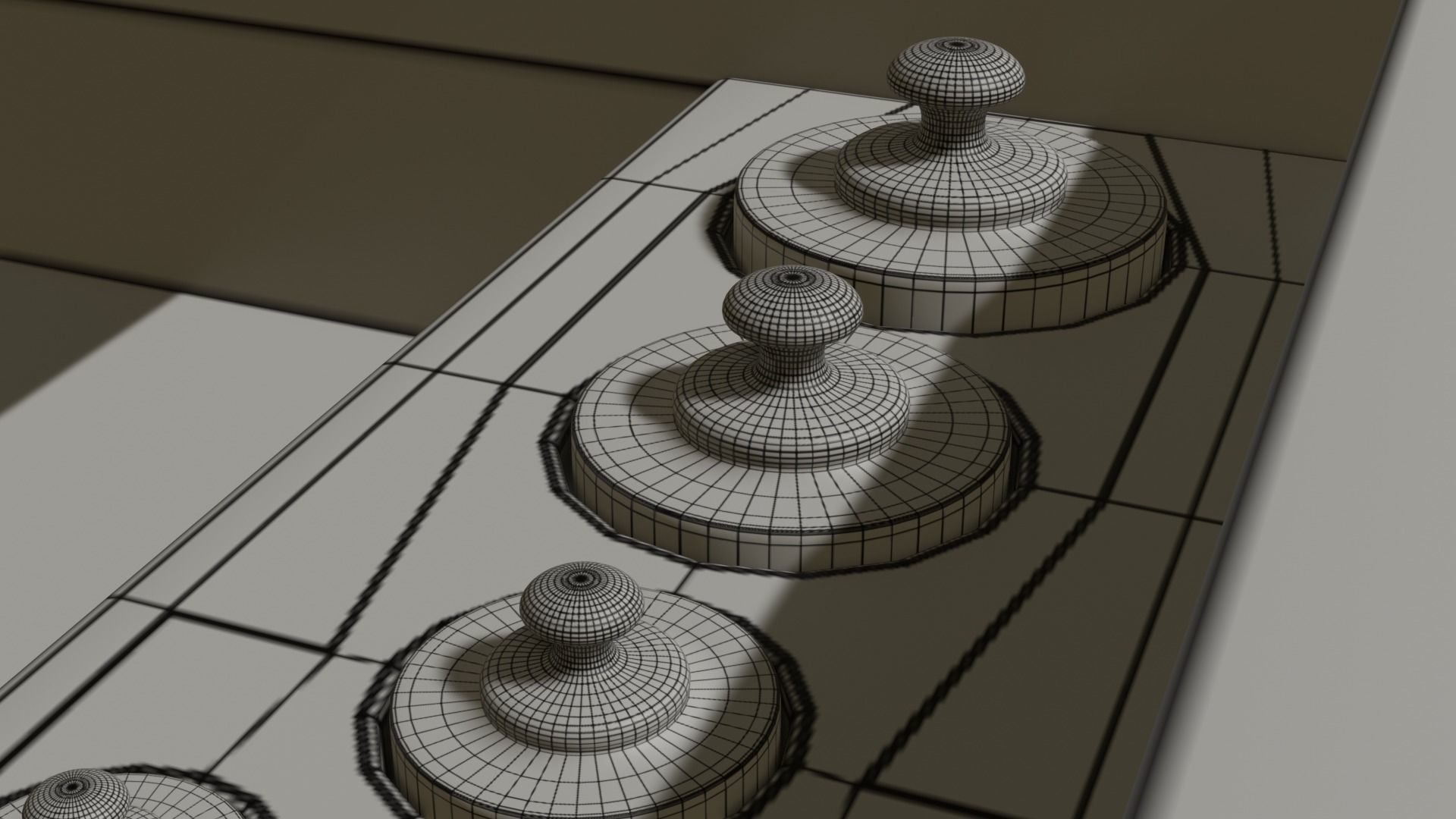 Scale balance Vintage 3D model_9