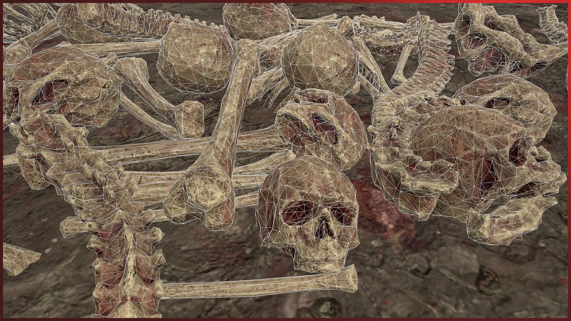 Bone prop pack - low poly 3D Models  Low-poly 3D model_4