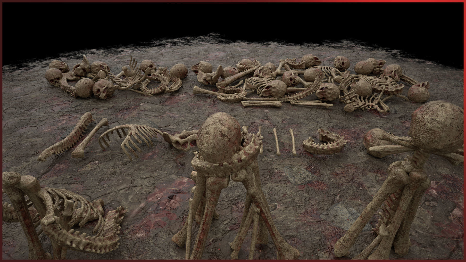 Bone prop pack - low poly 3D Models  Low-poly 3D model_5