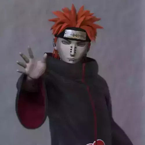 Pain - 3D print model naruto figure