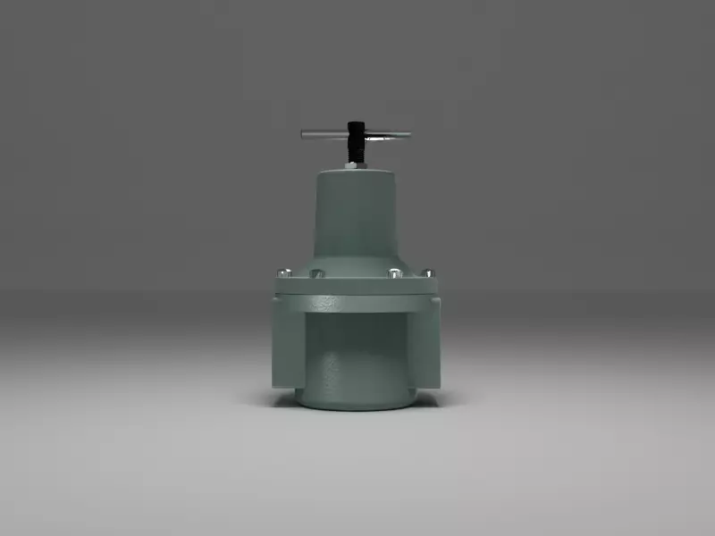 Air Pressure Regulator 3D model_0