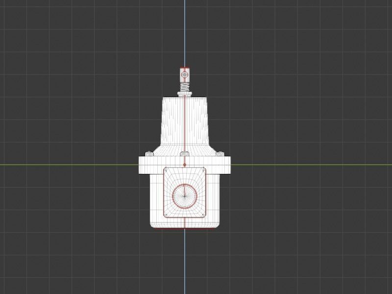 Air Pressure Regulator 3D model_7