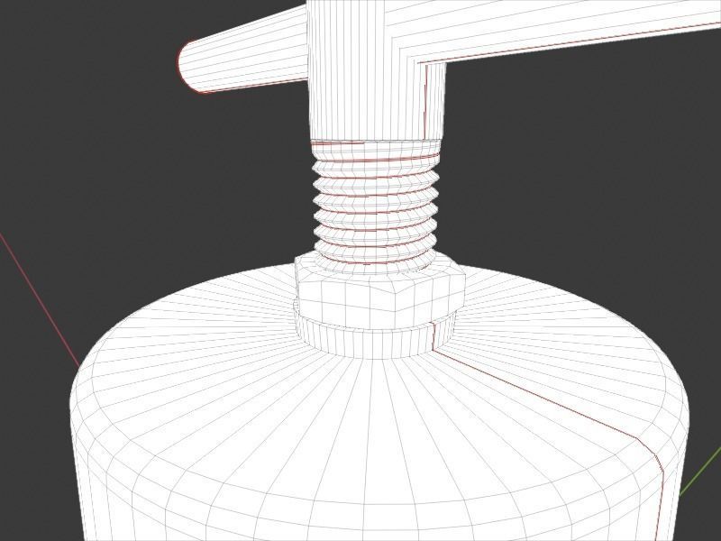 Air Pressure Regulator 3D model_9