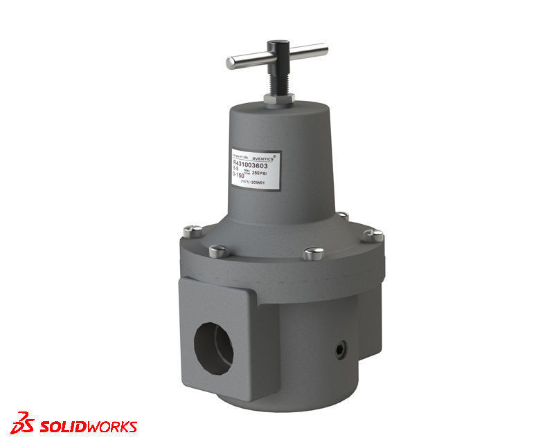 Air Pressure Regulator 3D model_13