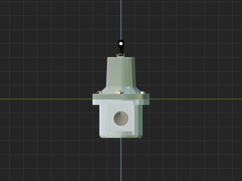Air Pressure Regulator 3D model_4