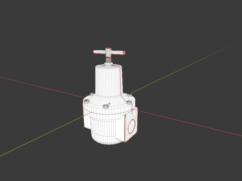 Air Pressure Regulator 3D model_6