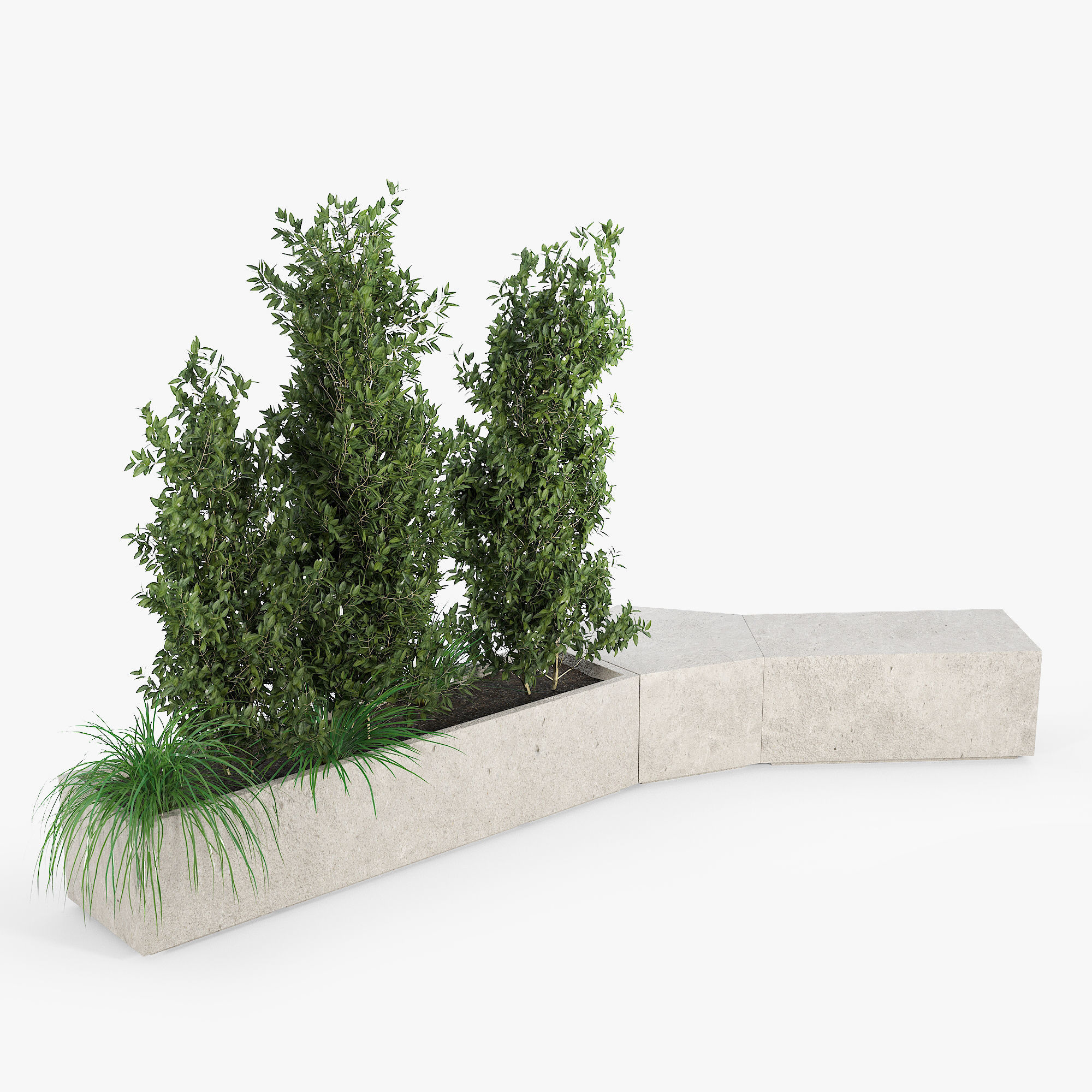 BOX PLANTER 3D model_2