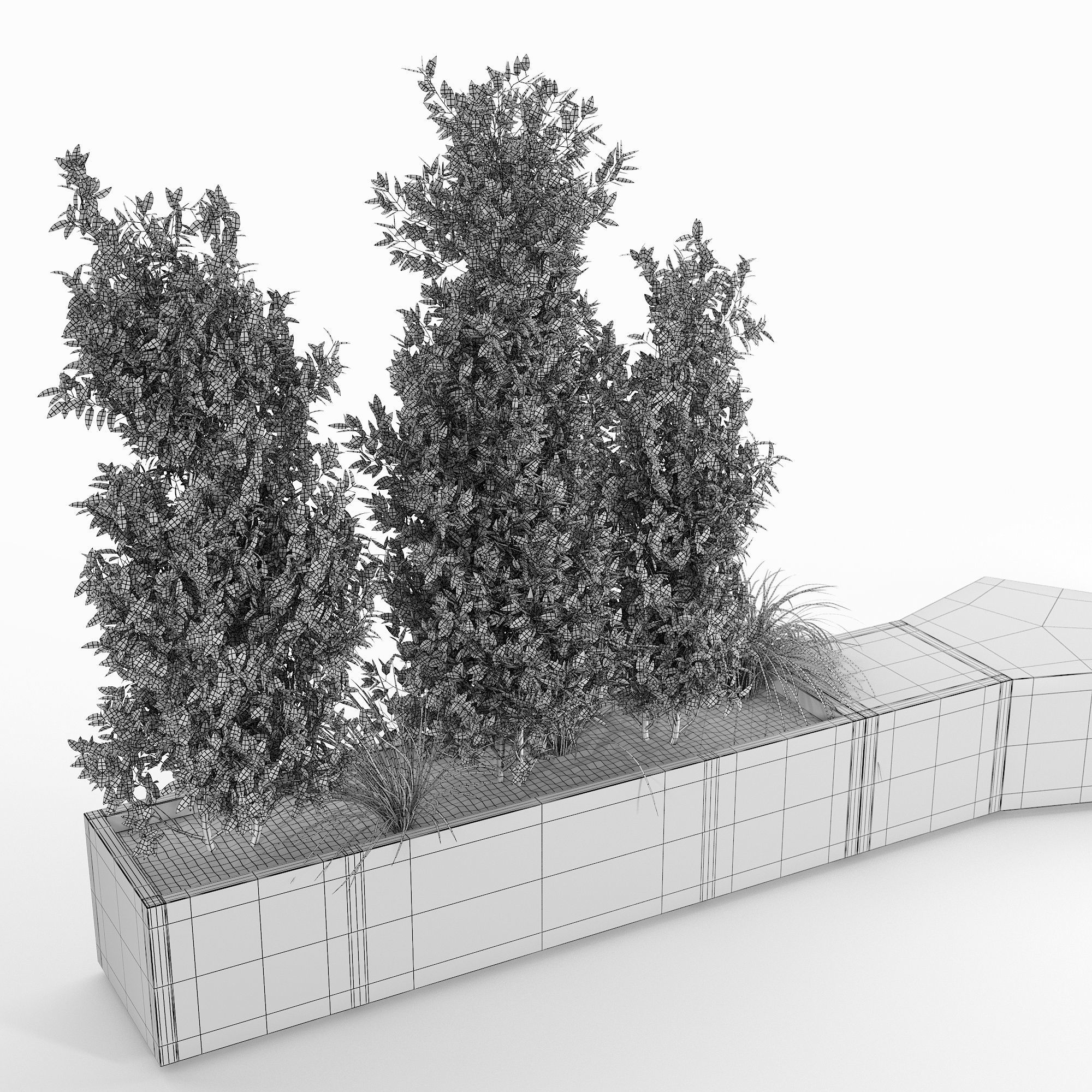 BOX PLANTER 3D model_11