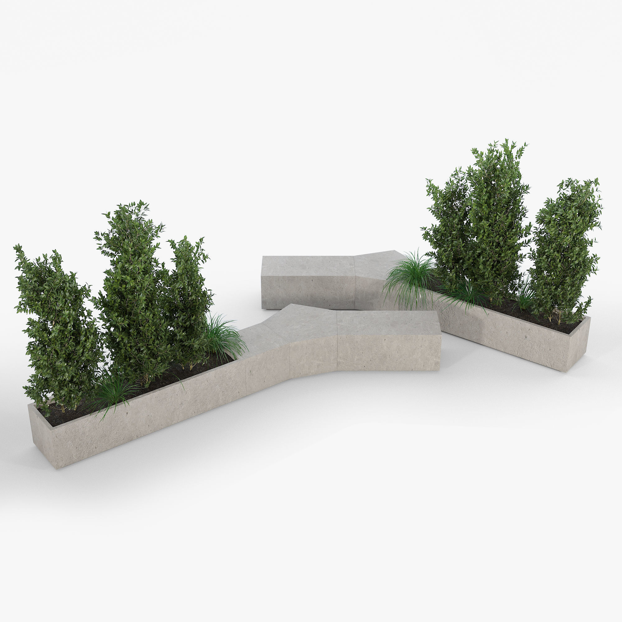 BOX PLANTER 3D model_9
