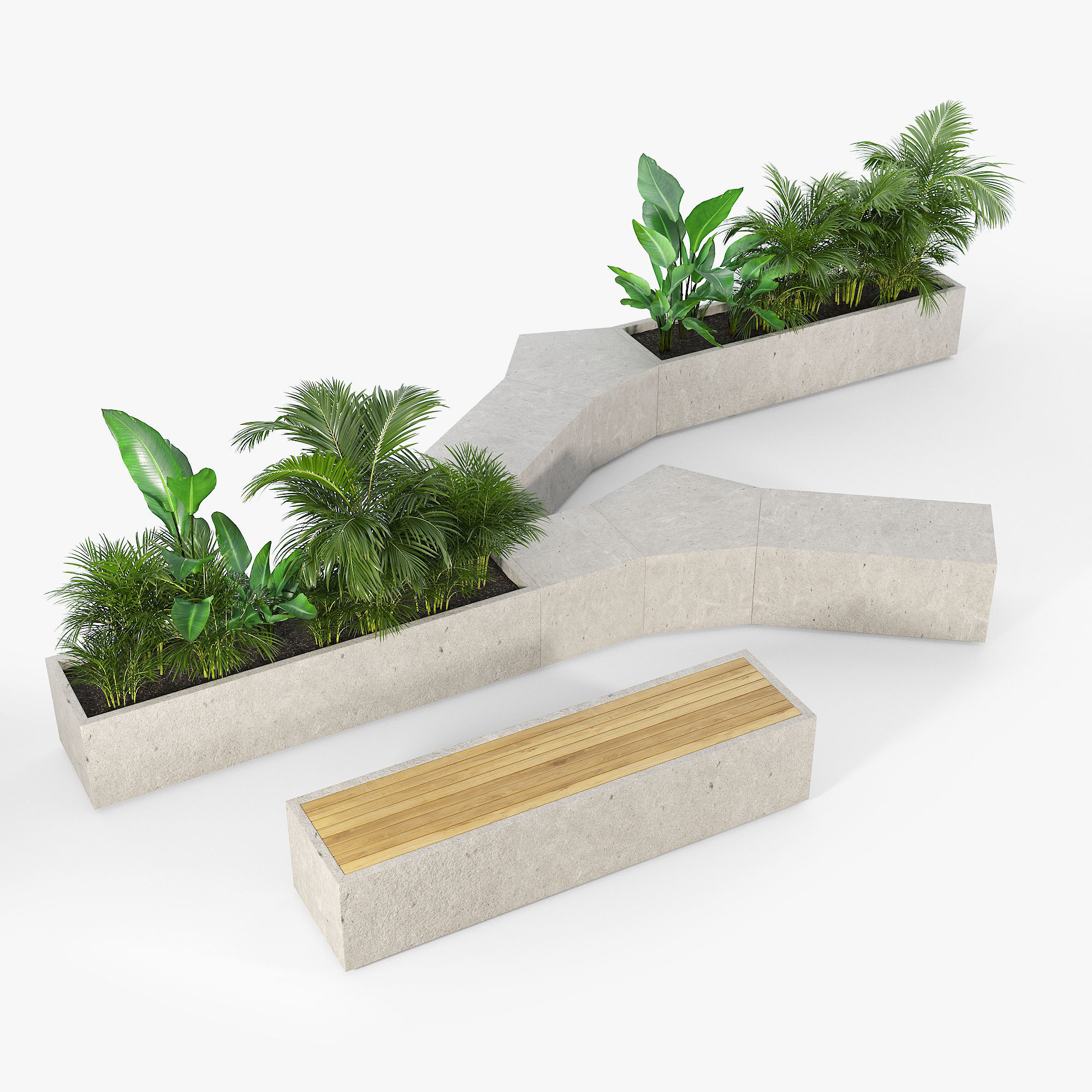 BOX PLANTER Tropics 3D model_4