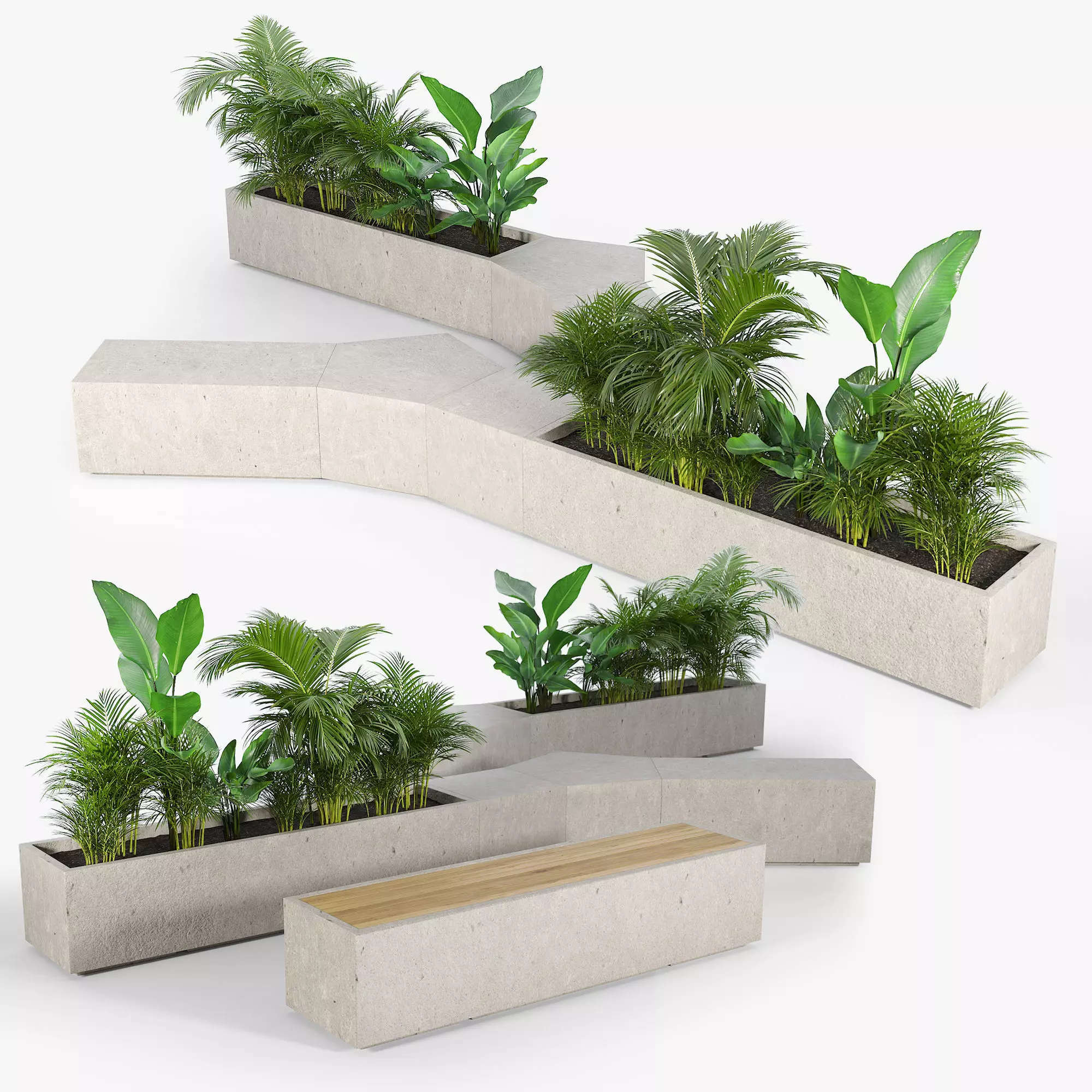 BOX PLANTER Tropics 3D model_0