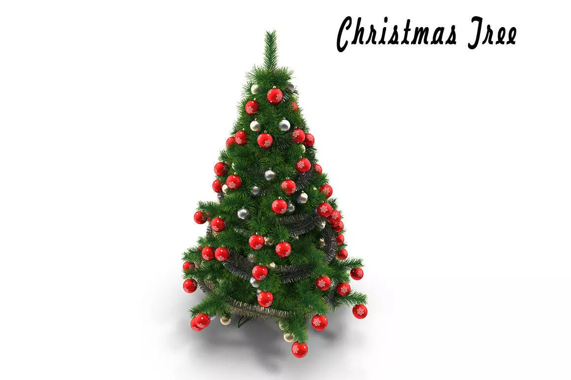 Christmas Tree 3D model_0
