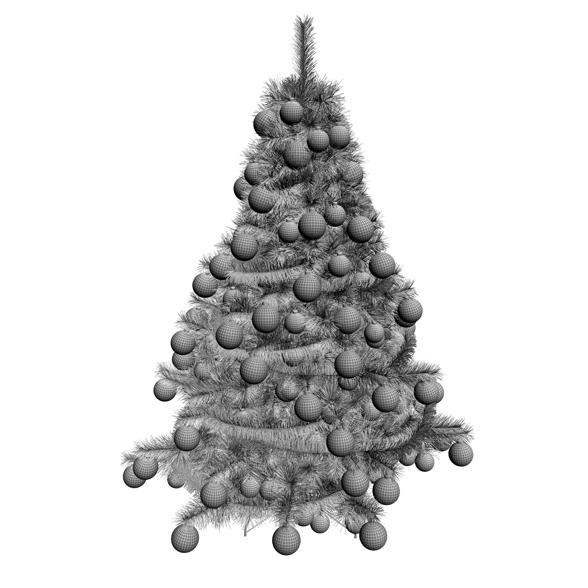 Christmas Tree 3D model_8