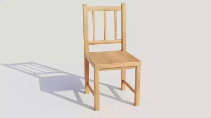 Chair low poly optimized Unreal Engine 4 Low-poly 3D model