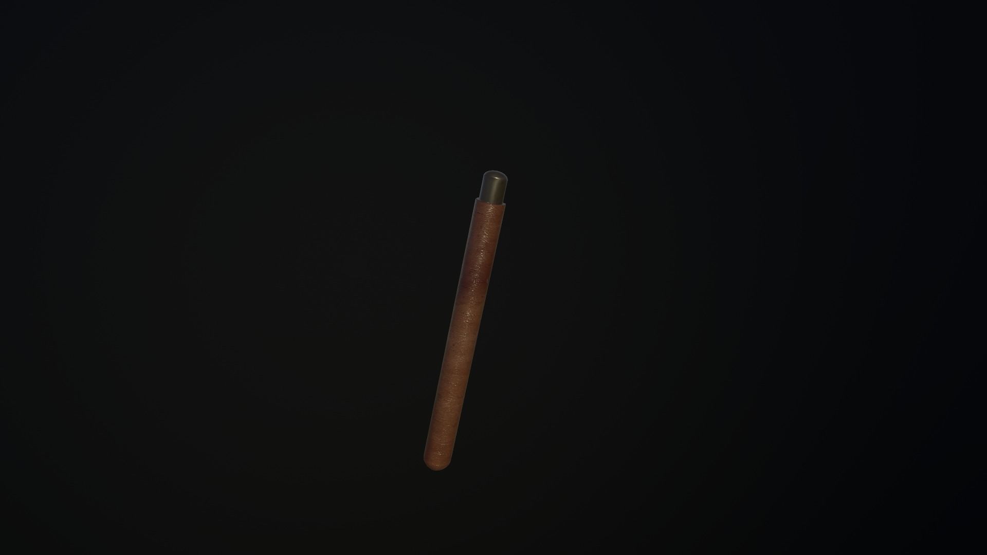 Wall Torch Low-poly 3D model_12