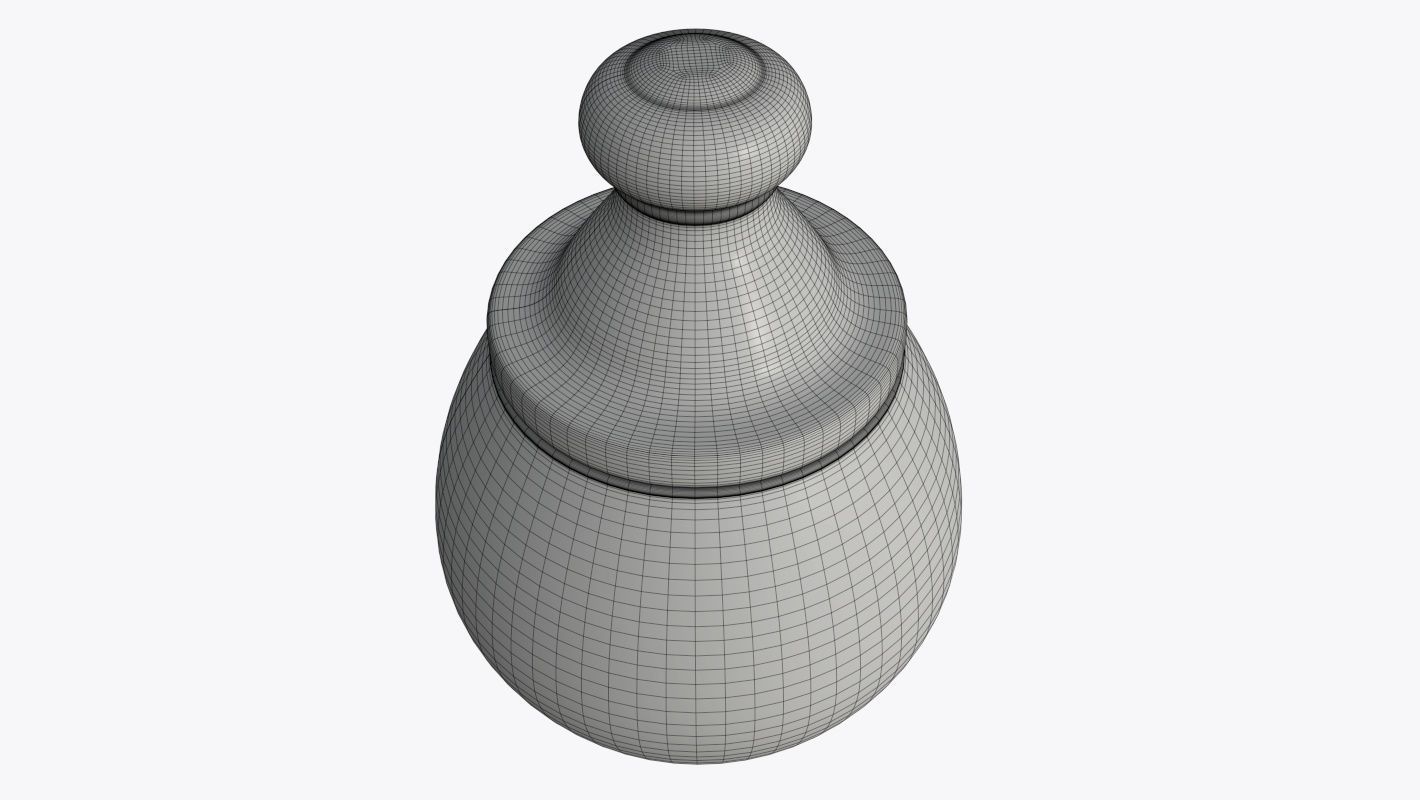 Candies in the jar 3D model_3