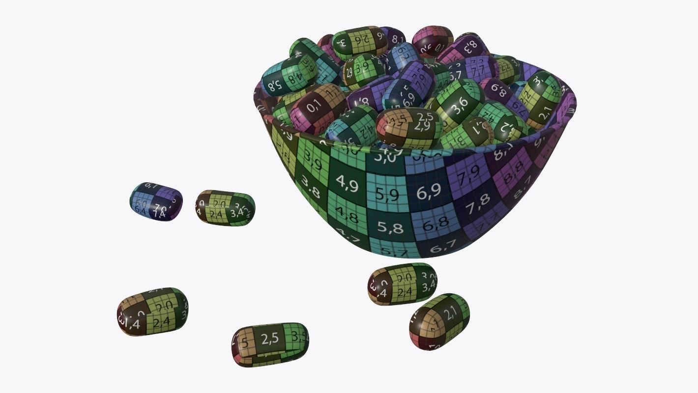 Candies snack 3D model_6