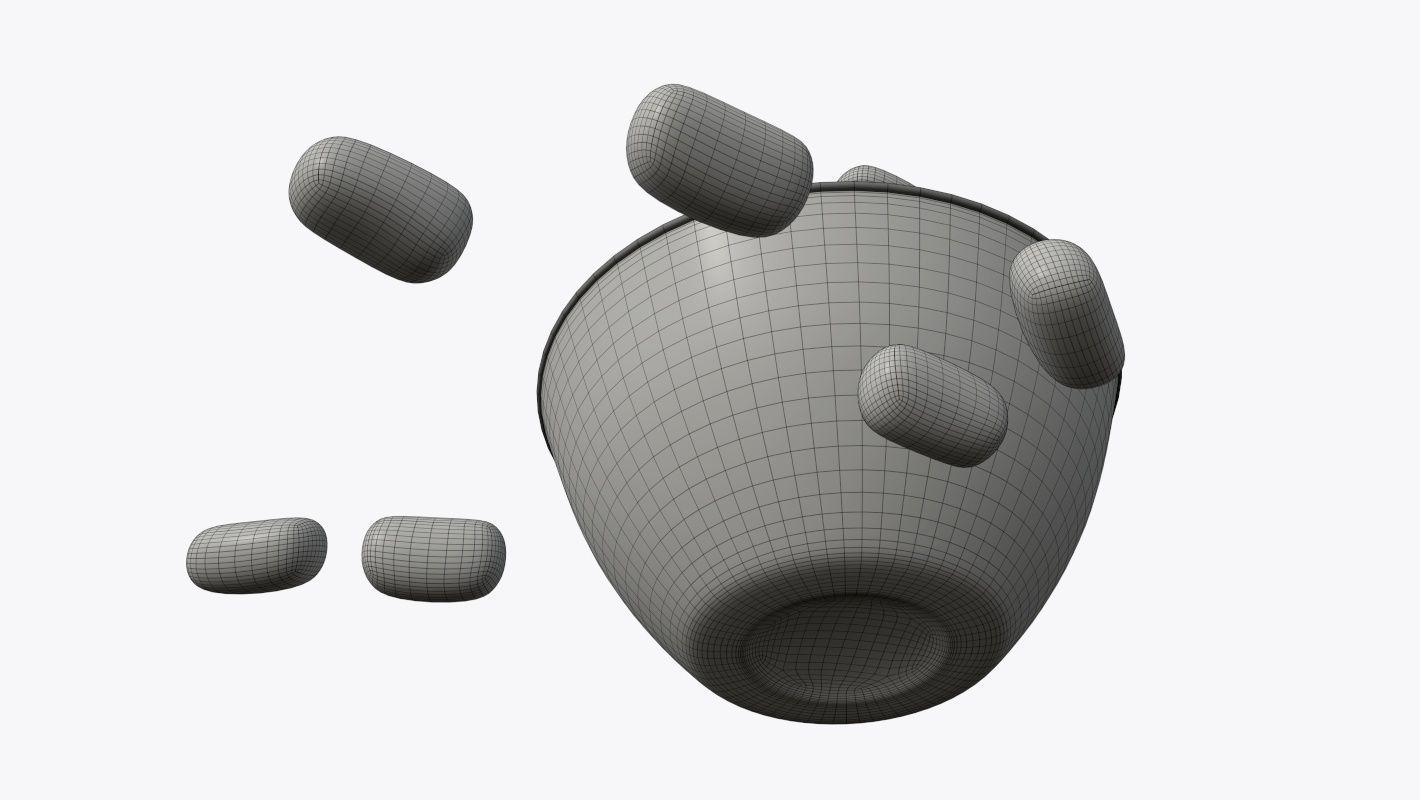 Candies snack 3D model_4