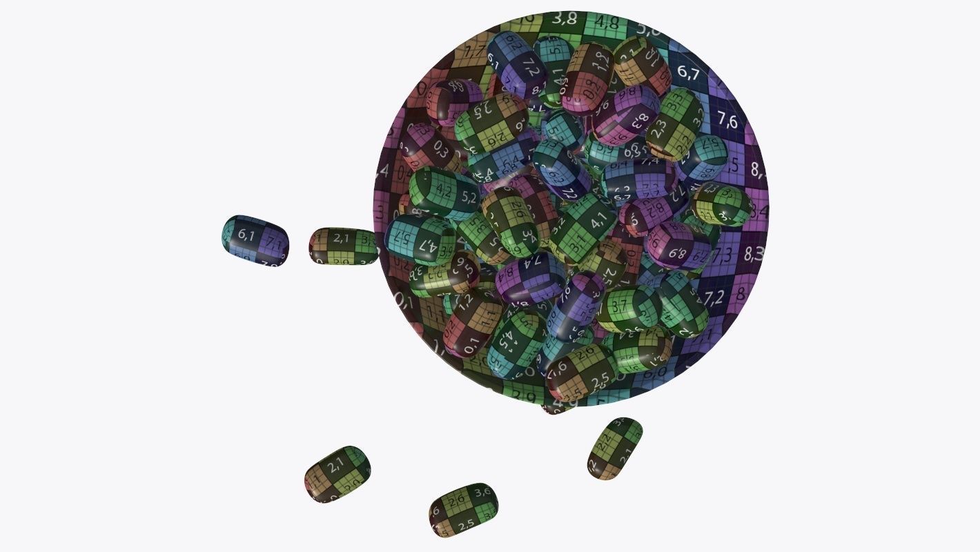 Candies snack 3D model_9