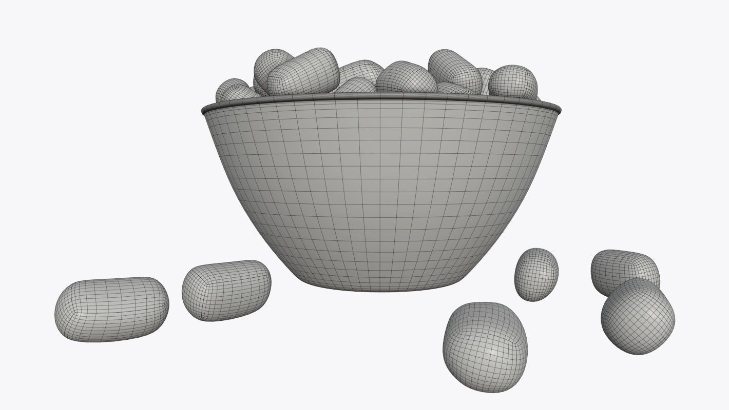 Candies snack 3D model_3